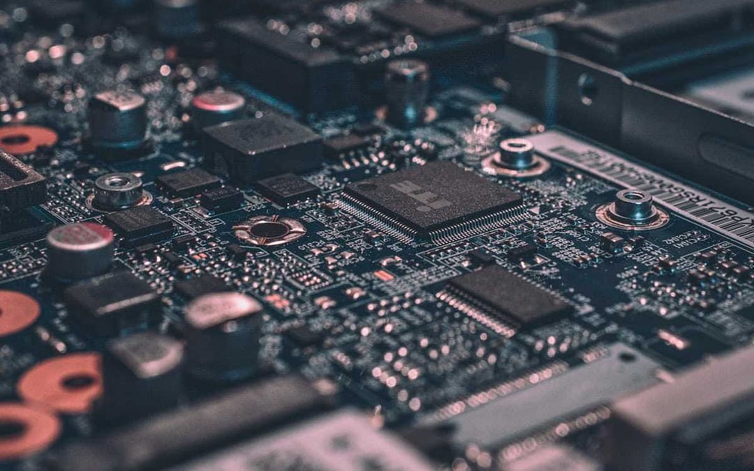 Circuit board representing modern SOC detection engineering infrastructure