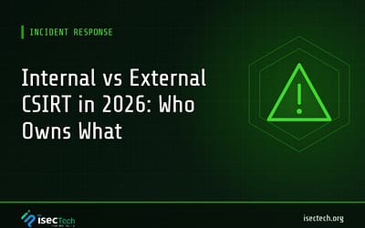 Internal vs External CSIRT in 2026: Who Owns What